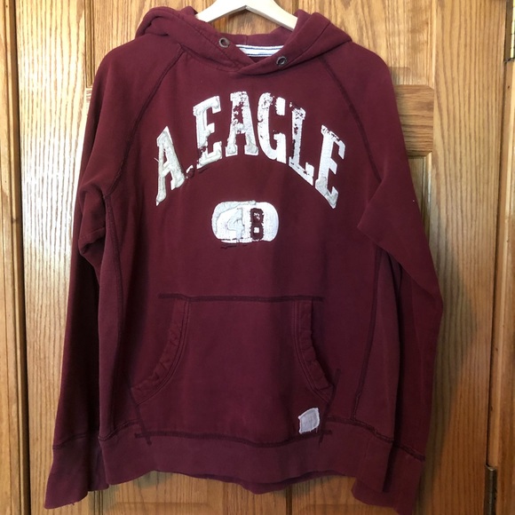 American Eagle Distressed Sweatshirt Size Medium - Picture 1 of 8
